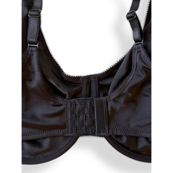 New Wacoal Comfort Black Underwire Minimizer Full Cup Bra Women’s 38H - Picture 4 of 6